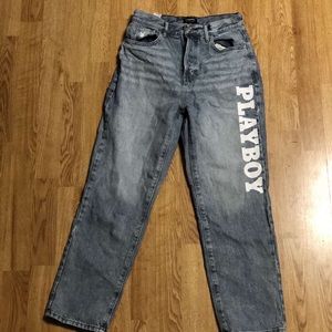 Playboy By PacSun Light Blue High Waisted Jeans